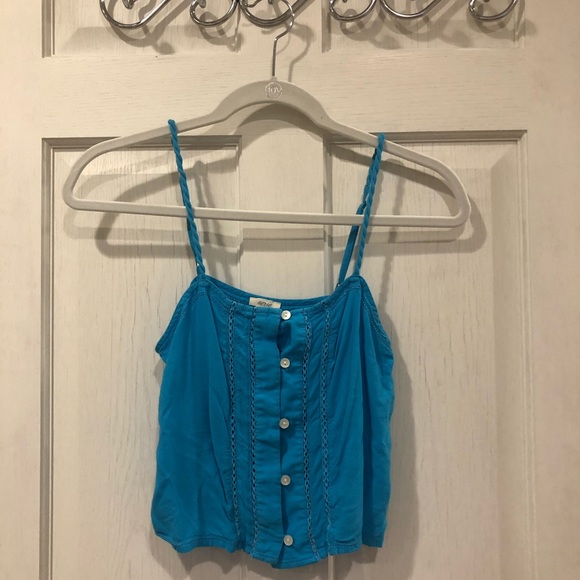 aerie Tops - ❄️ Aerie Blue Cropped Tank Top